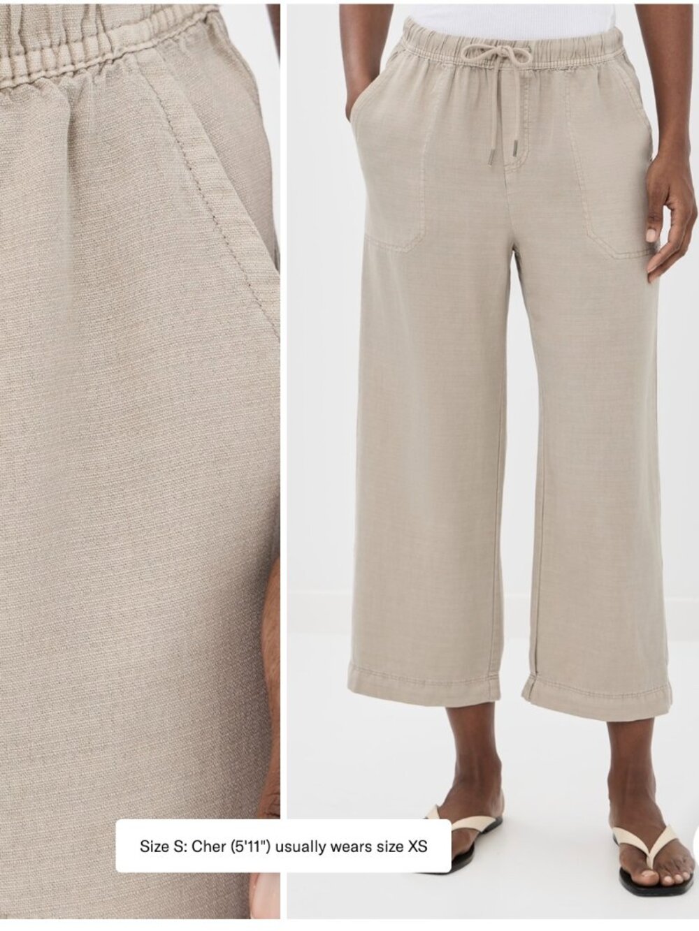 Splendid Angie Crop Trousers NWT (Size S)